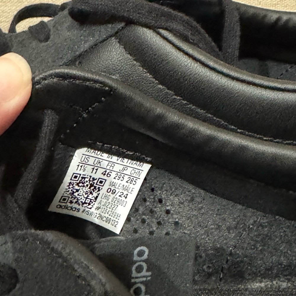 Black Adidas Shoes - Picture 3 of 5